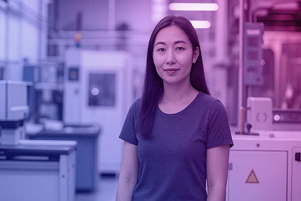 Portrait of Quiana, Quality Inspector, representing data-driven quality assurance with gemineers Digital Twin platform