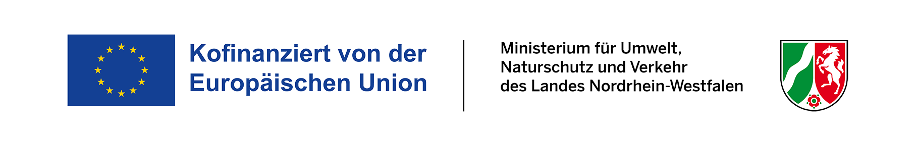 Förderlogo des GreenGemini Forschungsprojekts von gemineers mit dem Ministerium für Wirtschaft, Industrie, Klimaschutz und Energie des Landes Nordrhein-Westfalen