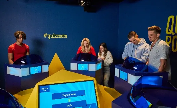 Quiz Room Spitalfields Londres expérience interactive