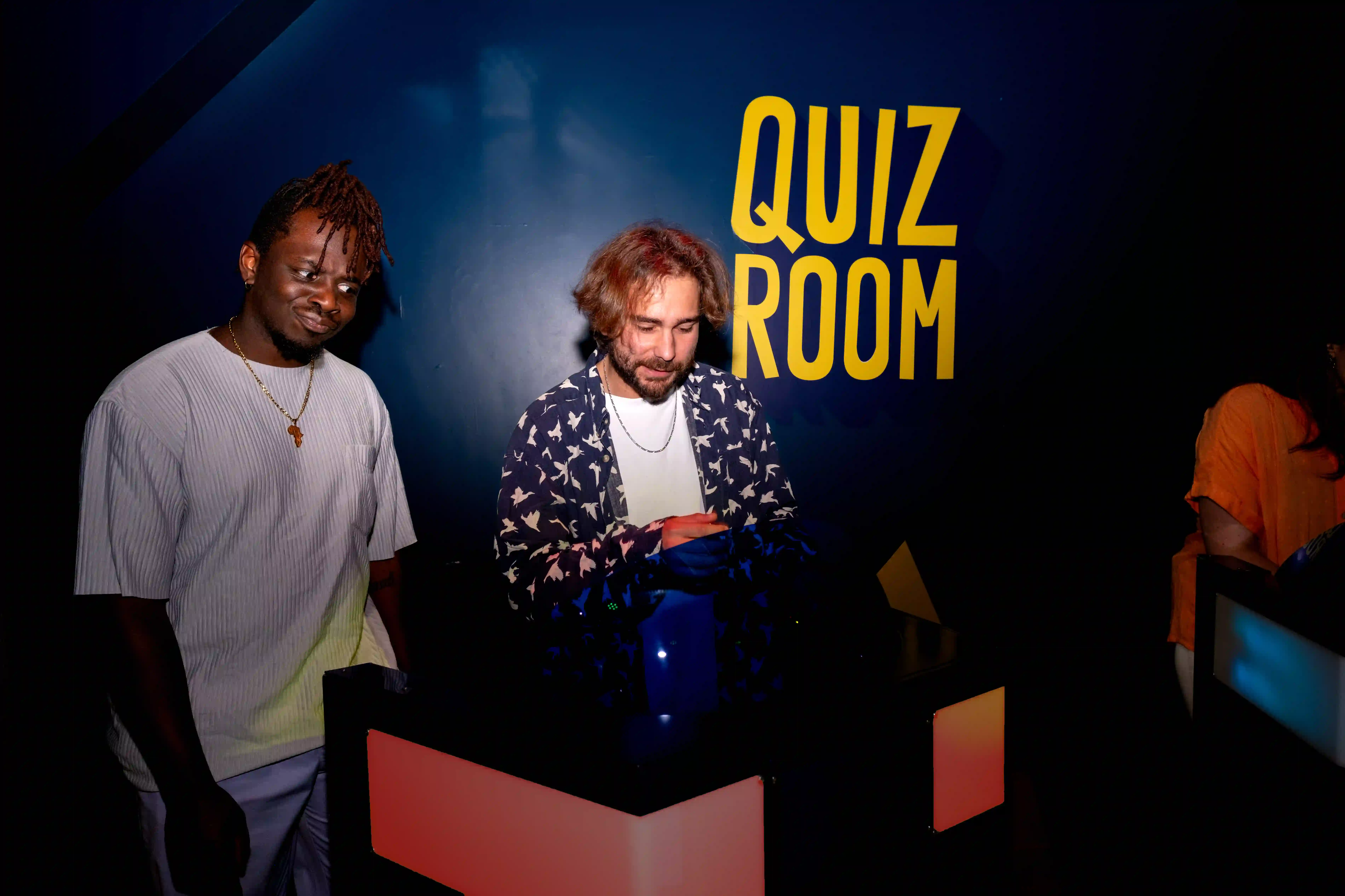 group of player at Quiz Room Manchester