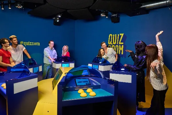 Quiz Room players enjoying Shoreditch Spitalfields entertainment night