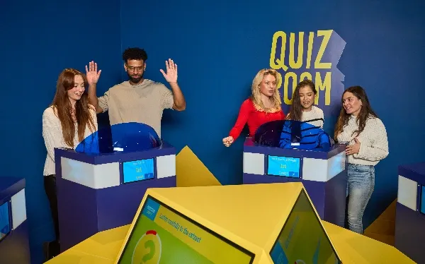 Quiz Room Spitalfields team event setup