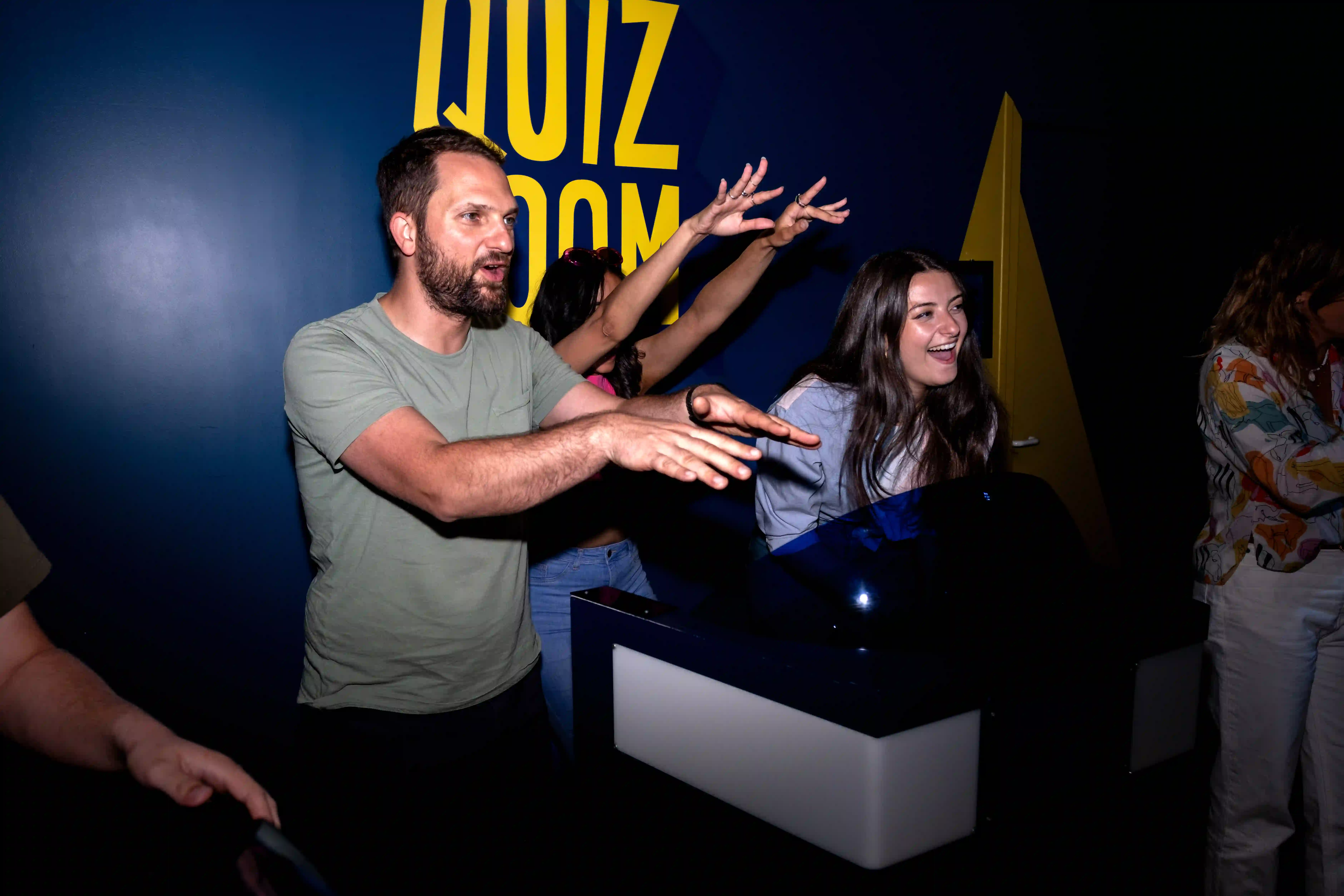 Quiz room players in London