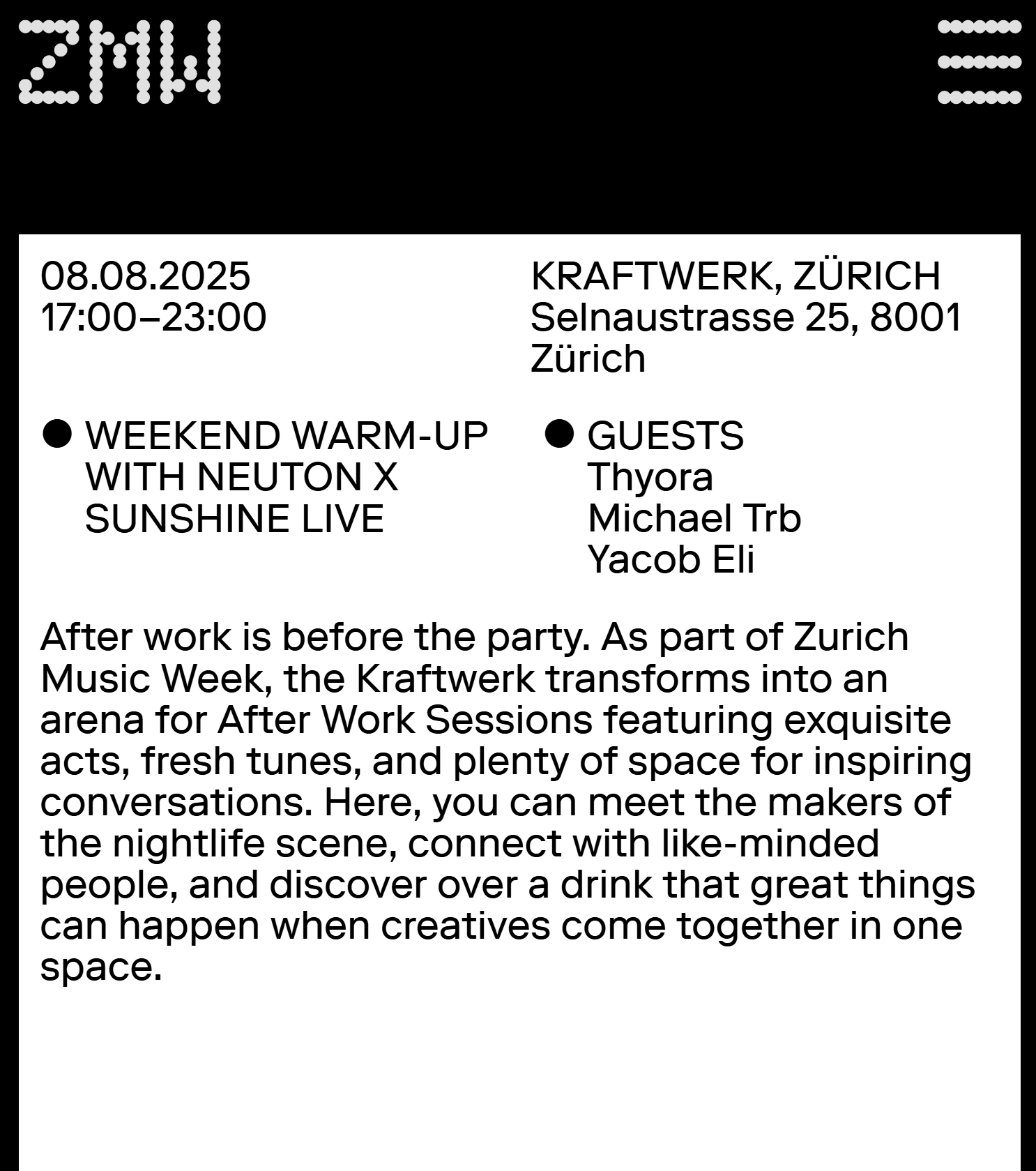 neuton x Radio Sunshine Live - ZMW Weekend Warm-Up