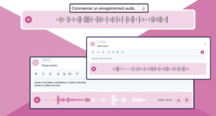 Ostéopathe réalisant une manipulation sur une patiente