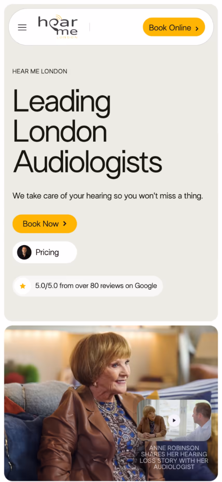 End-to-end audiology practice digitalisation delivering custom booking system, paid advertising campaigns, and comprehensive tracking infrastructure