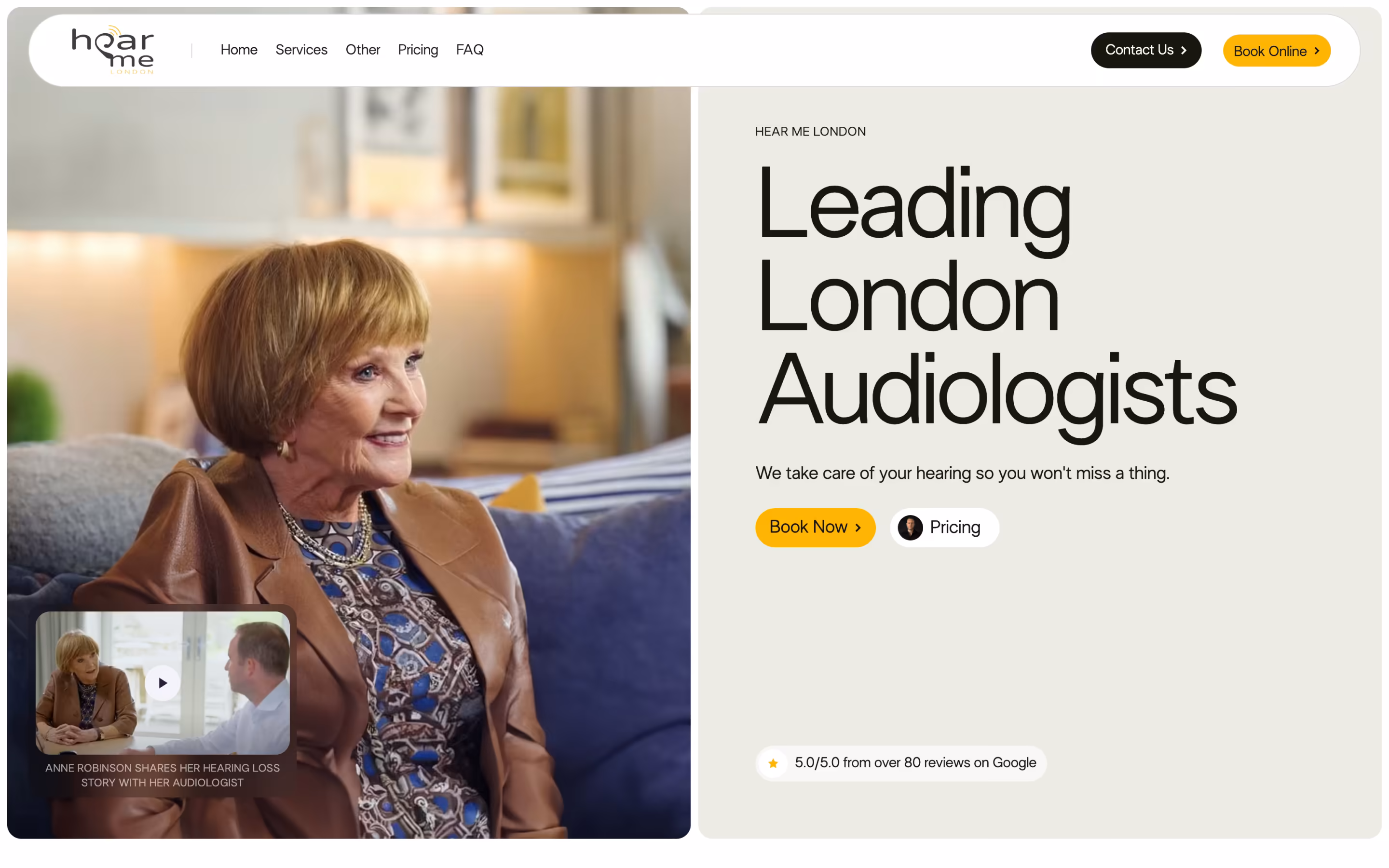 Hear Me London hearing clinic experience