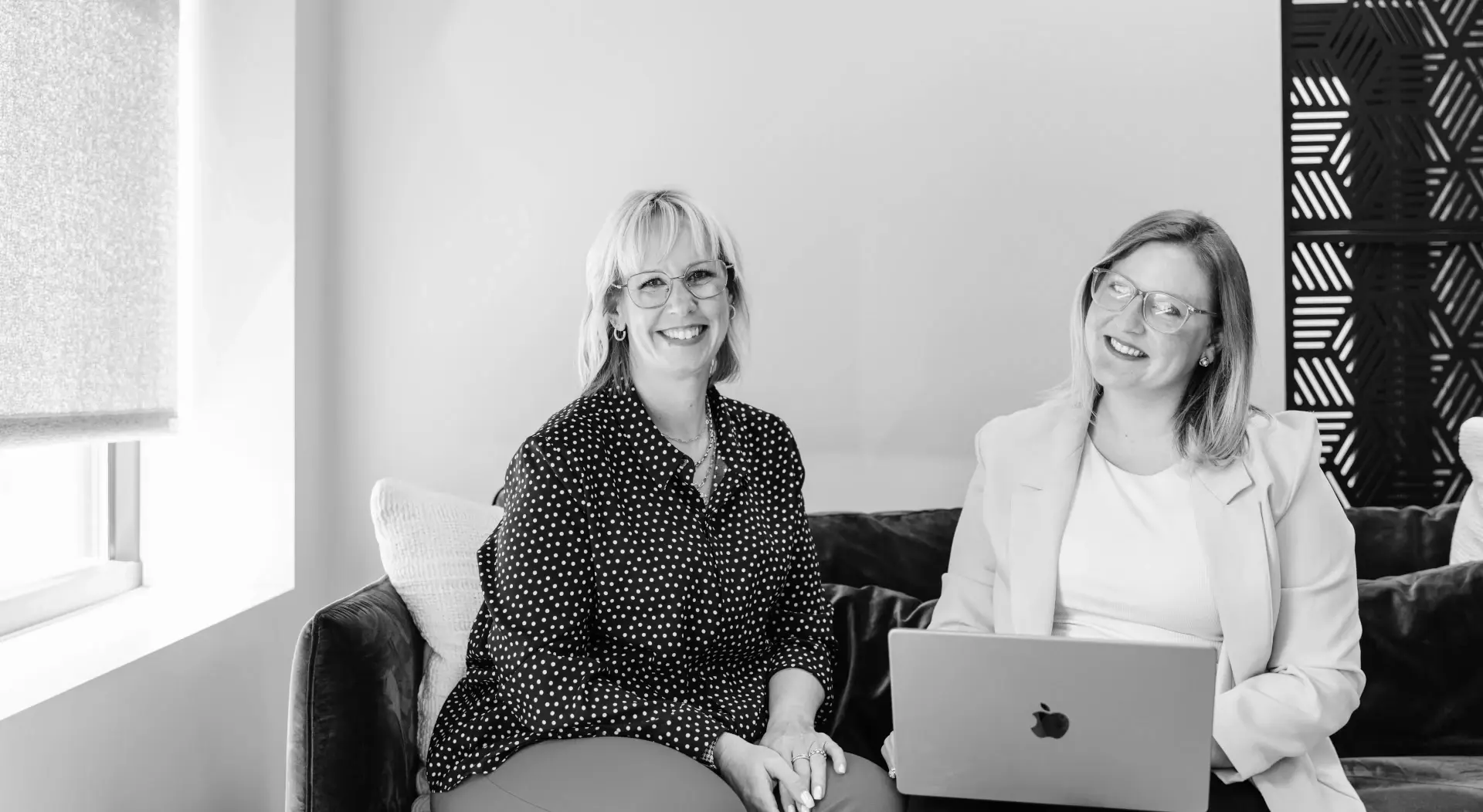 lindsey and julia sitting together