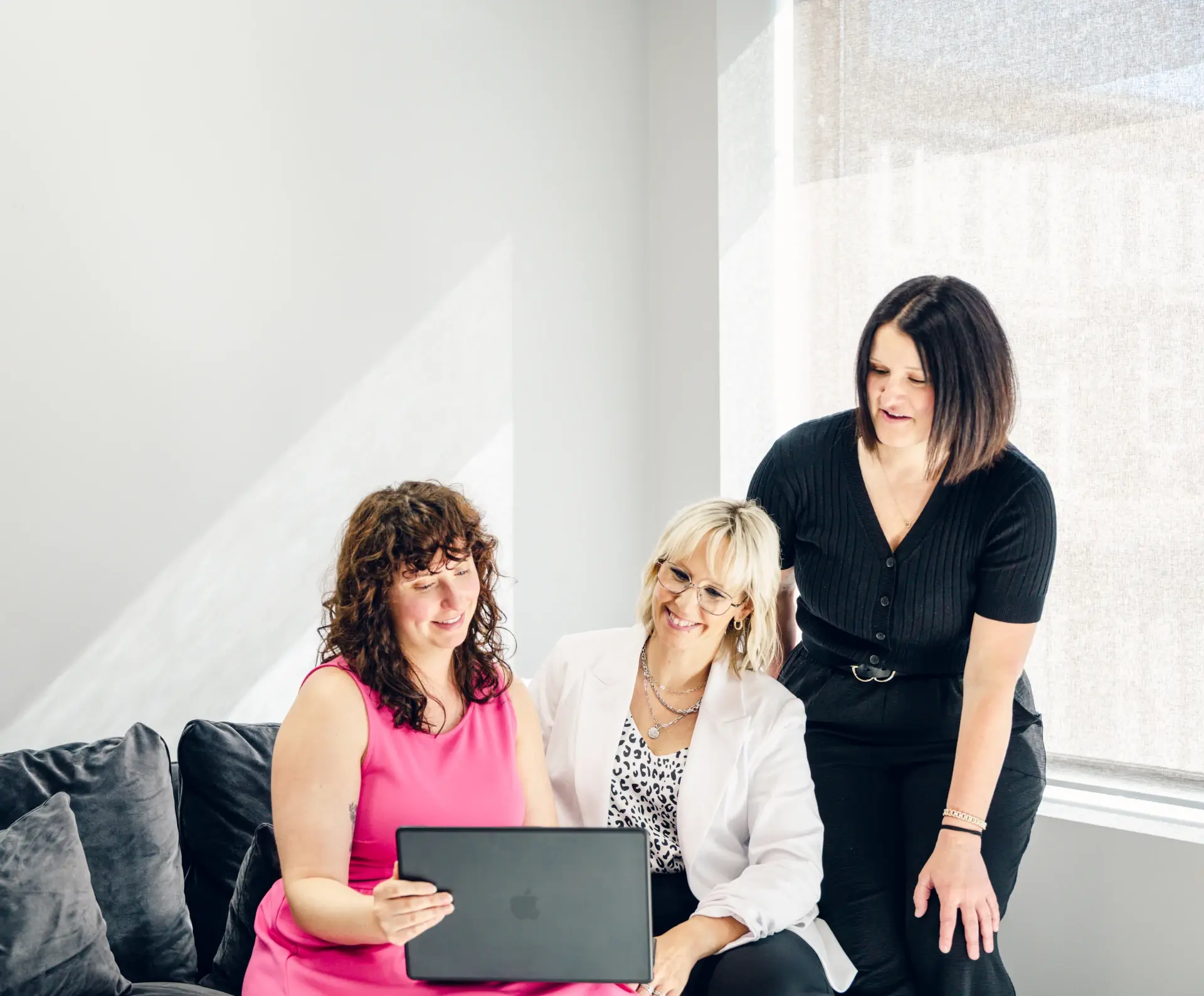 fierce digital advertising team on couch