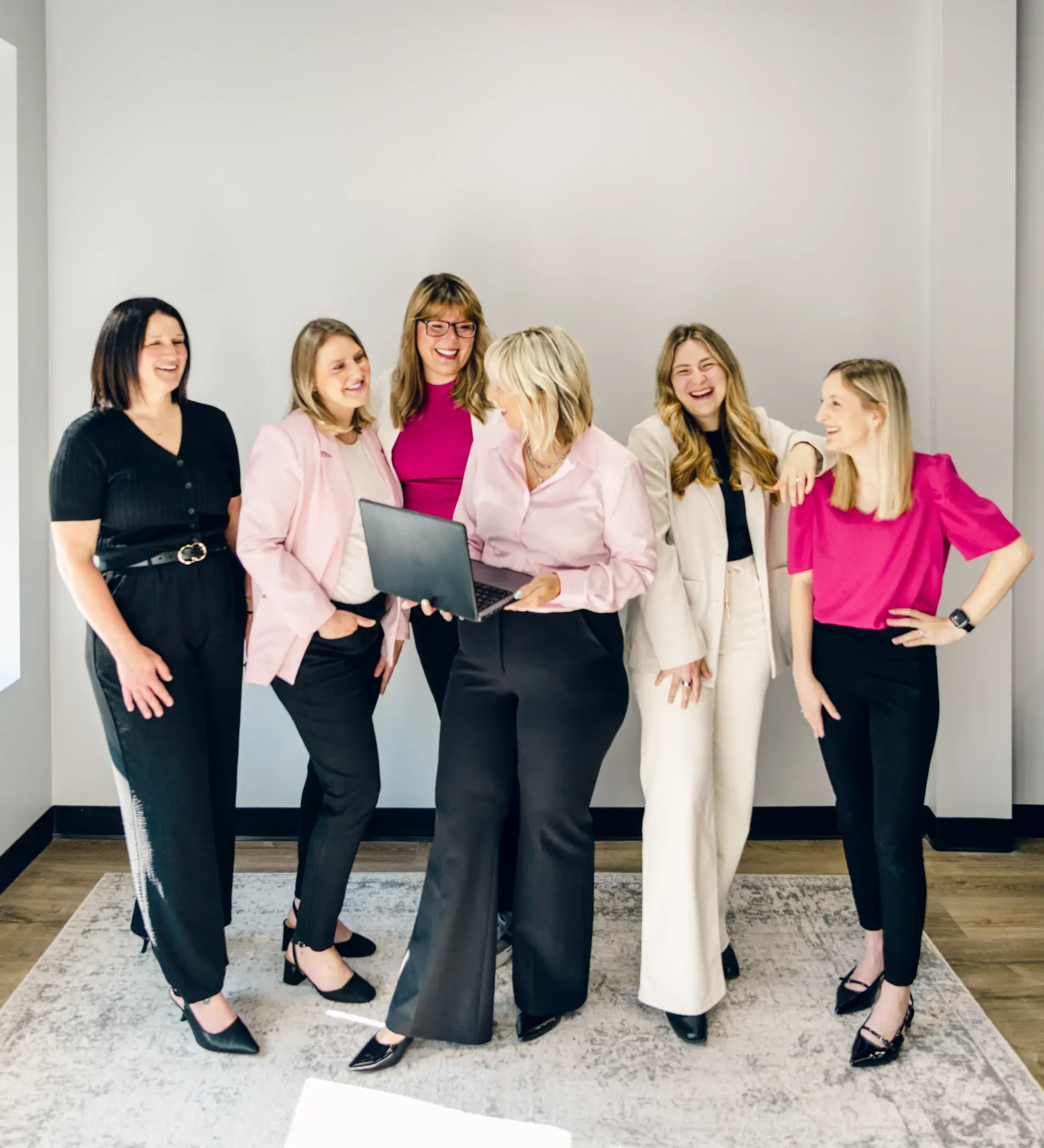 fierce strategy team standing together