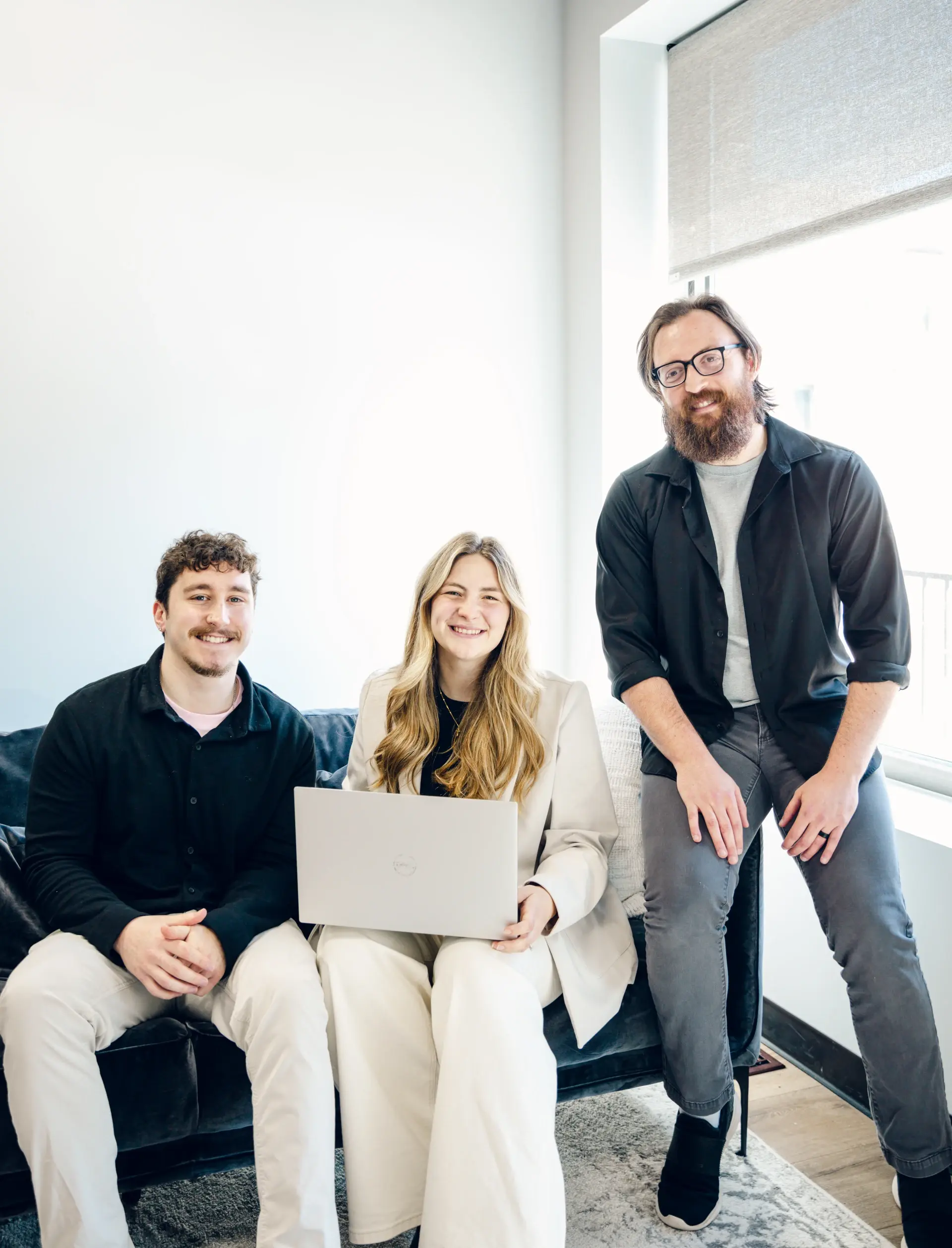 fierce web dev team on couch
