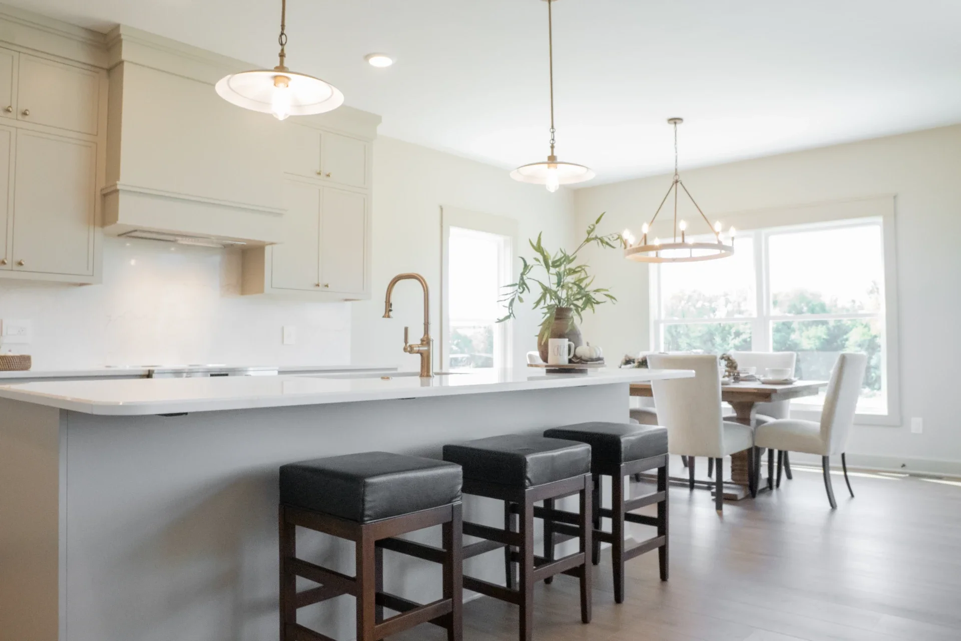kitchen dining room weaver custom homes