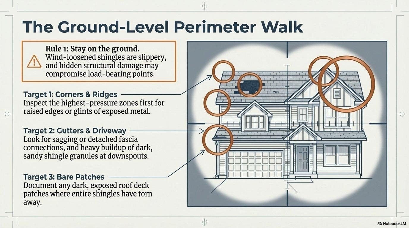 The Ground-Level Perimeter Walk — where to look and what to target