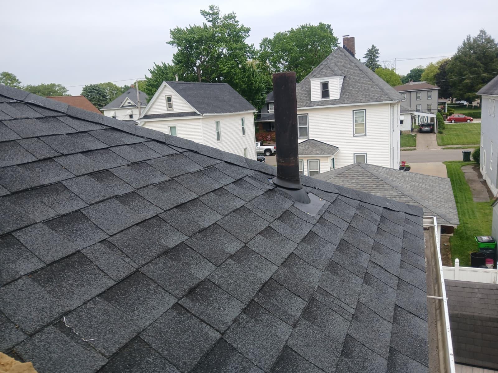 chimney flashing done at 436 10th St NE Massillon, Ohio