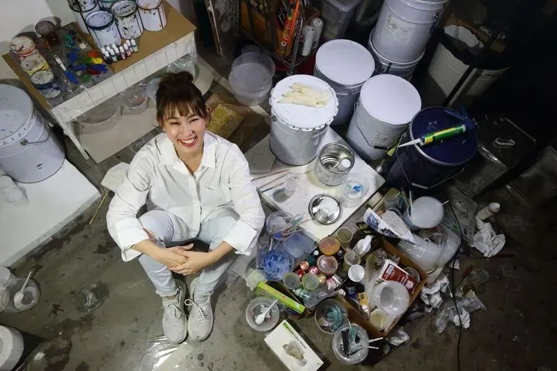 ↳ BA (Hons) Fine Arts alumna Melissa Tan. Image credit: National Arts Council