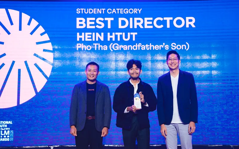 ↳ Puttnam School of Film & Animation Hein Htut. Image credit: Youthopia SG