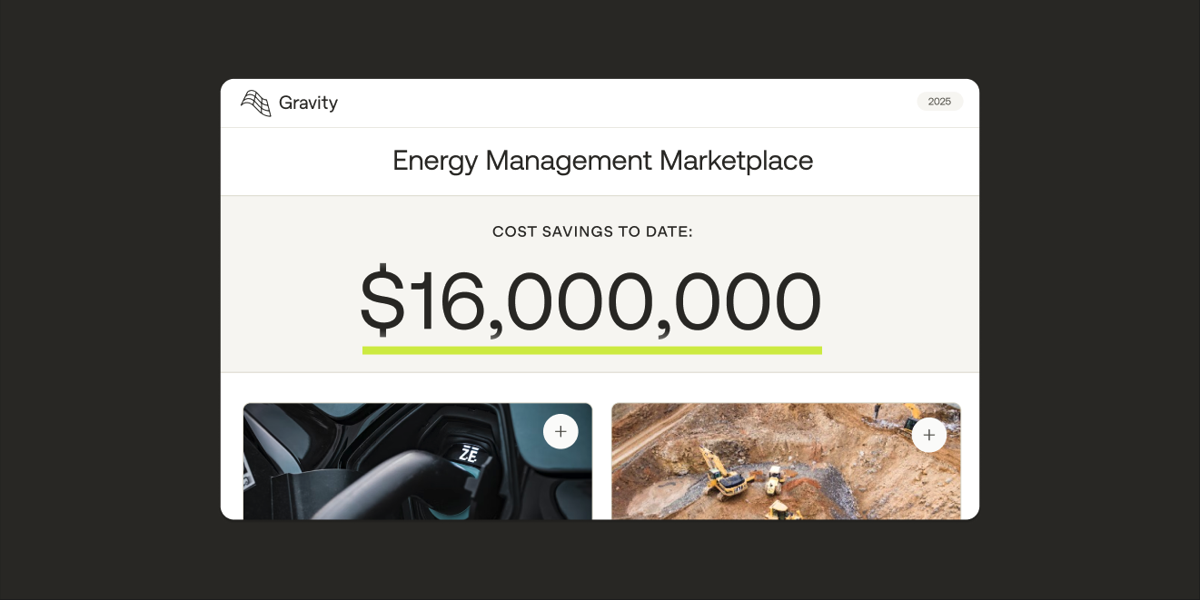 Gravity Launches Energy Management Marketplace to Reduce Energy Costs and Emissions