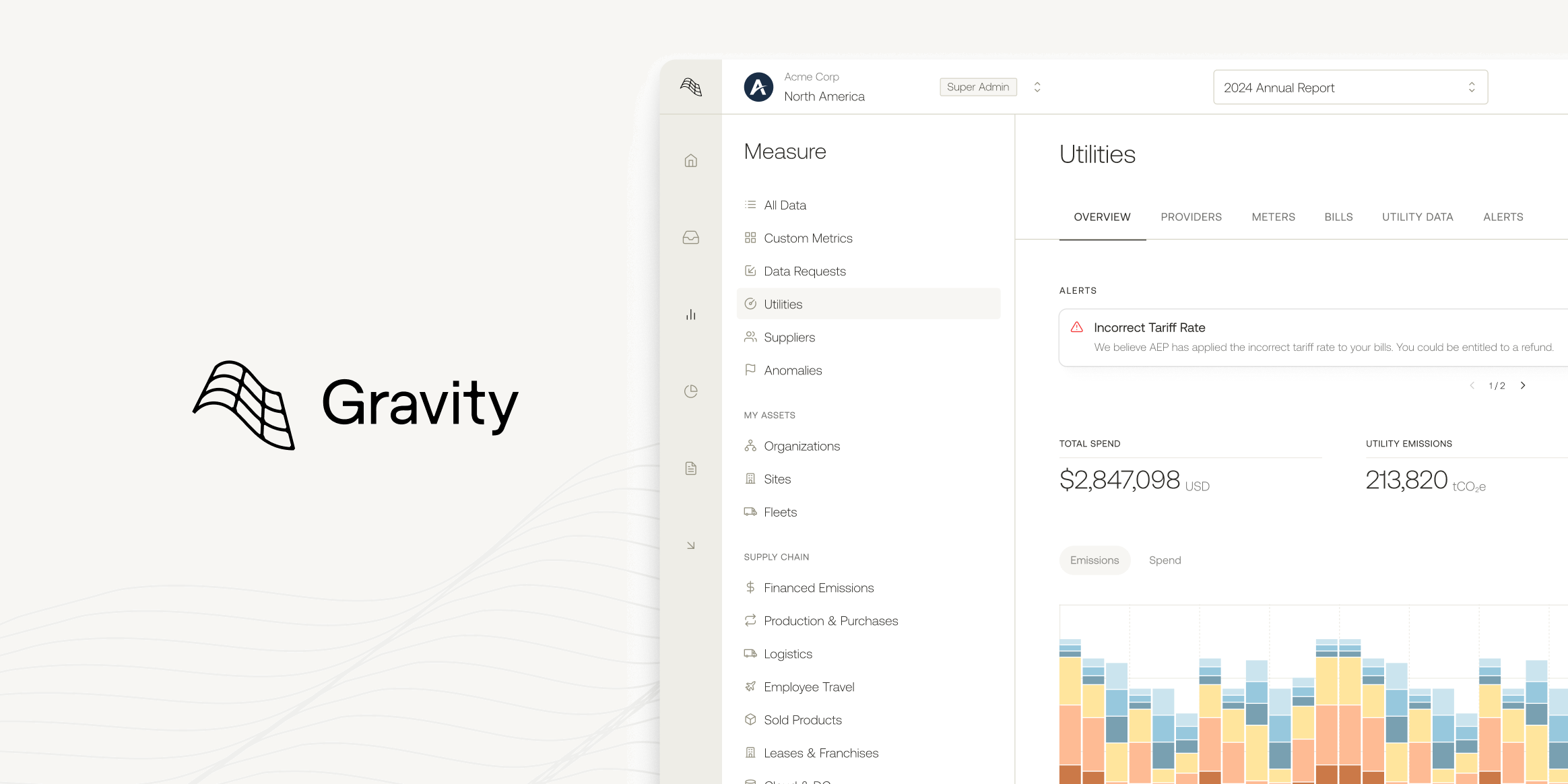 Gravity Launches Utility Bill Management to Help Enterprises Cut Energy Costs