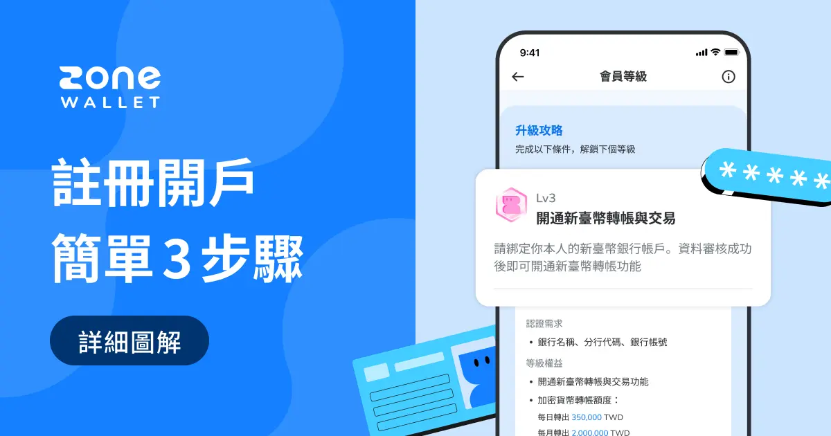 ZONE Wallet 開戶指南:下載、註冊、綁定銀行帳戶輕鬆完成