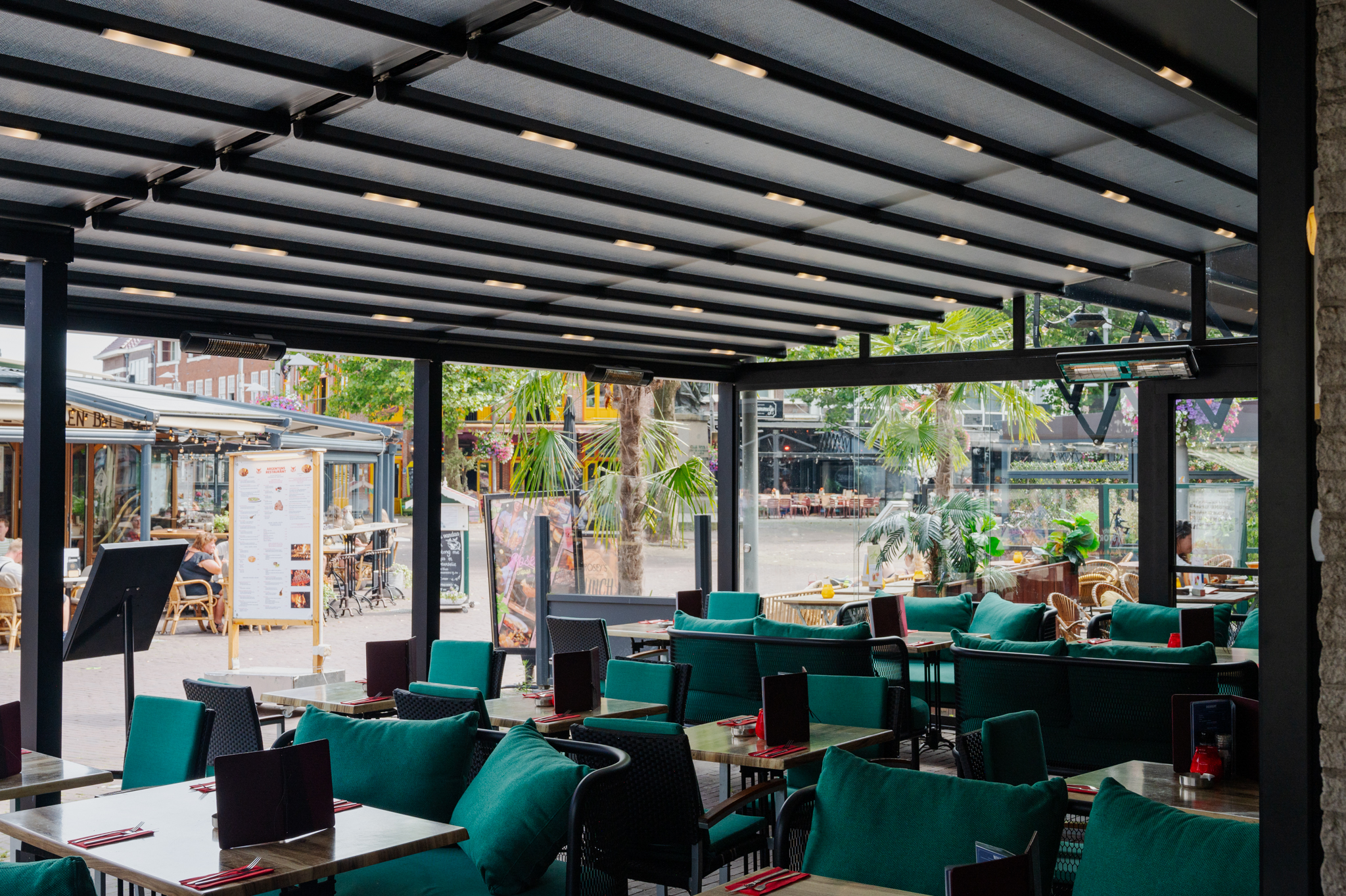 Voor de frissere momenten op het terras