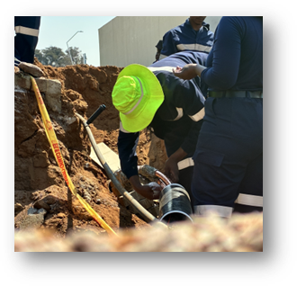 BPC installing infrastructure using Airshrink and CiP's cold shrink joint kits