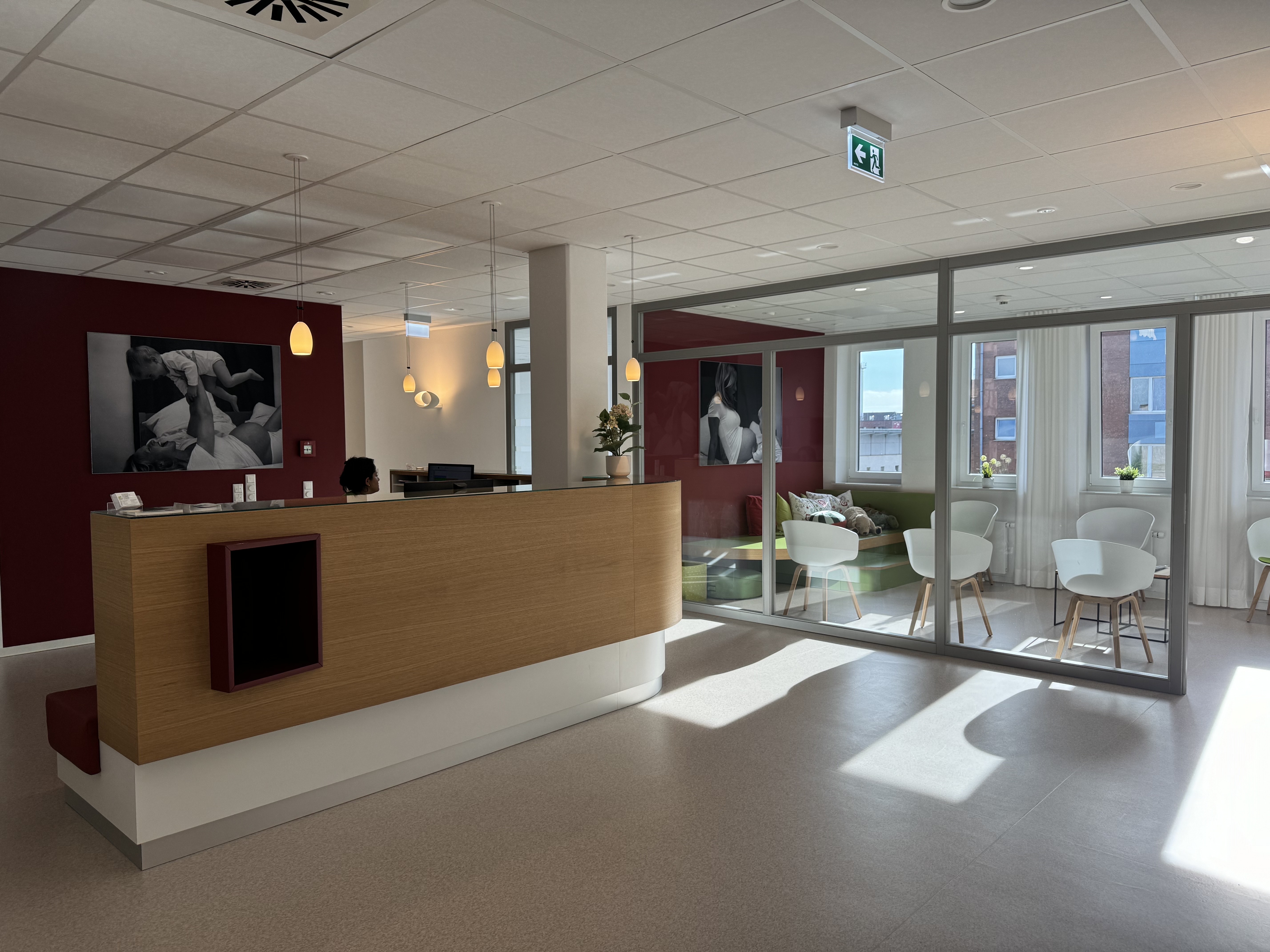 Empfang und Wartezimmer, Standort Bremen-Mitte