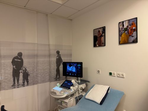 Untersuchungszimmer 2, Standort Links der Weser