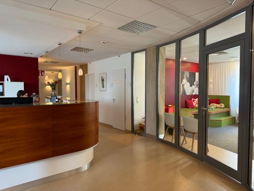 Empfang, Standort Links der Weser