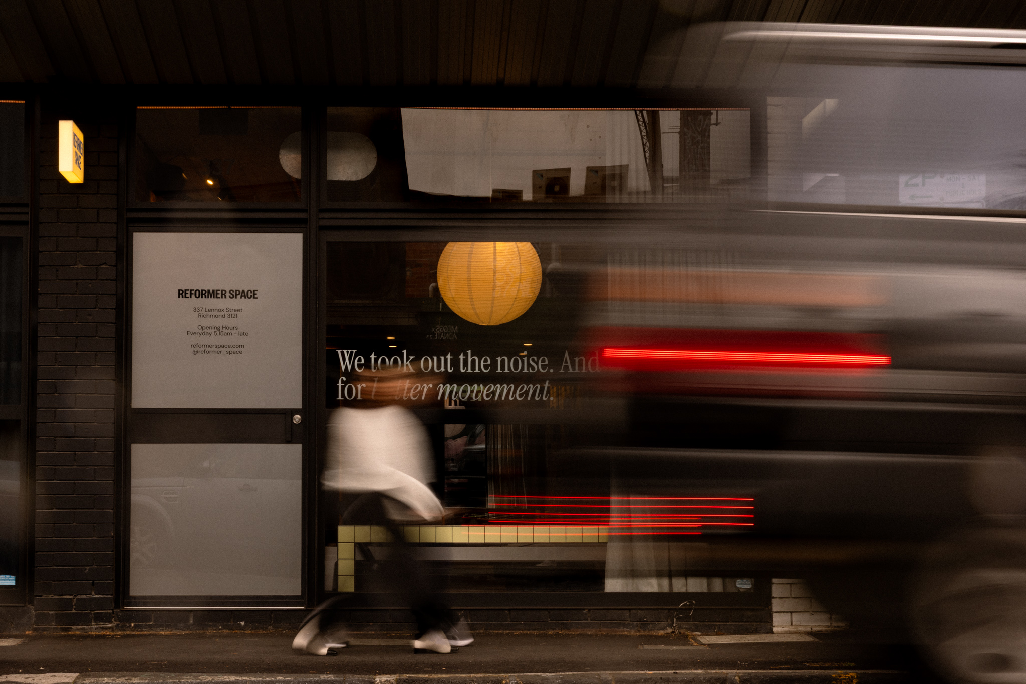 Reformer Space studio, outside