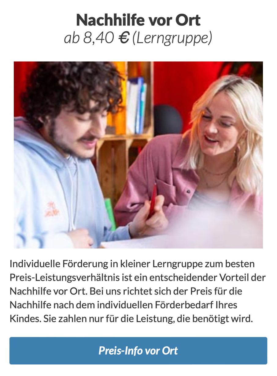 Gruppennachhilfe