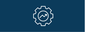 Icône optimisation : processus, optimisation continue, ou gestion de flux de production.