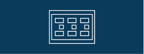 Icône de storyboard représentant une grille de vignettes pour la planification de séquences vidéo ou graphiques.