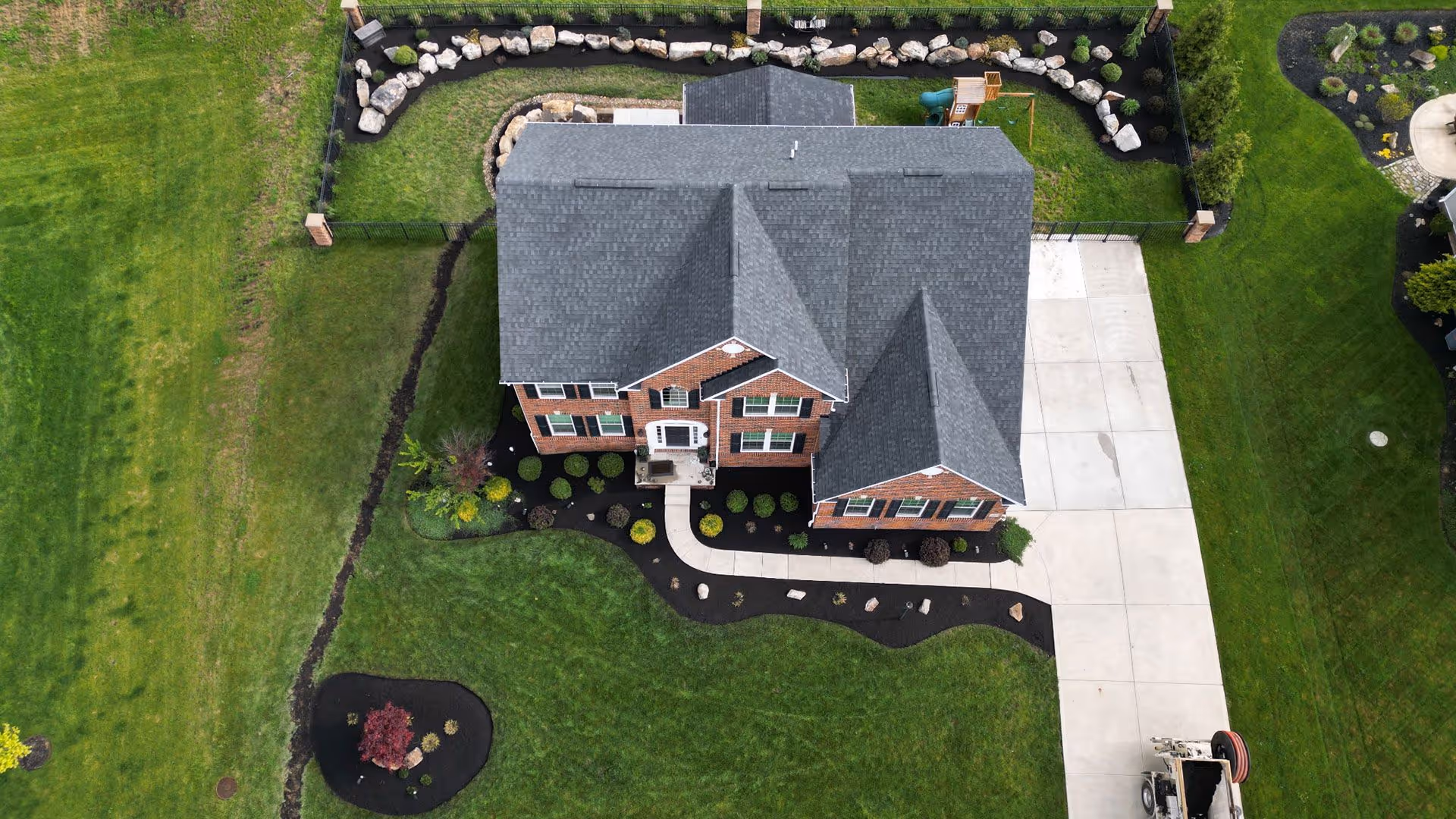 Custom shrub and plant installation by A&J Lawn Pros LLC in Greater Pittsburgh, PA