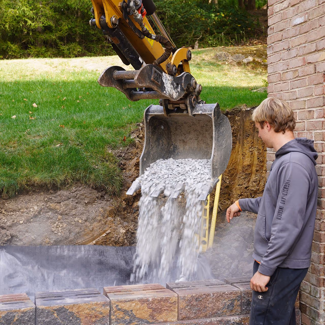 Professional excavation services by A&J Lawn Pros LLC in Greater Pittsburgh, PA