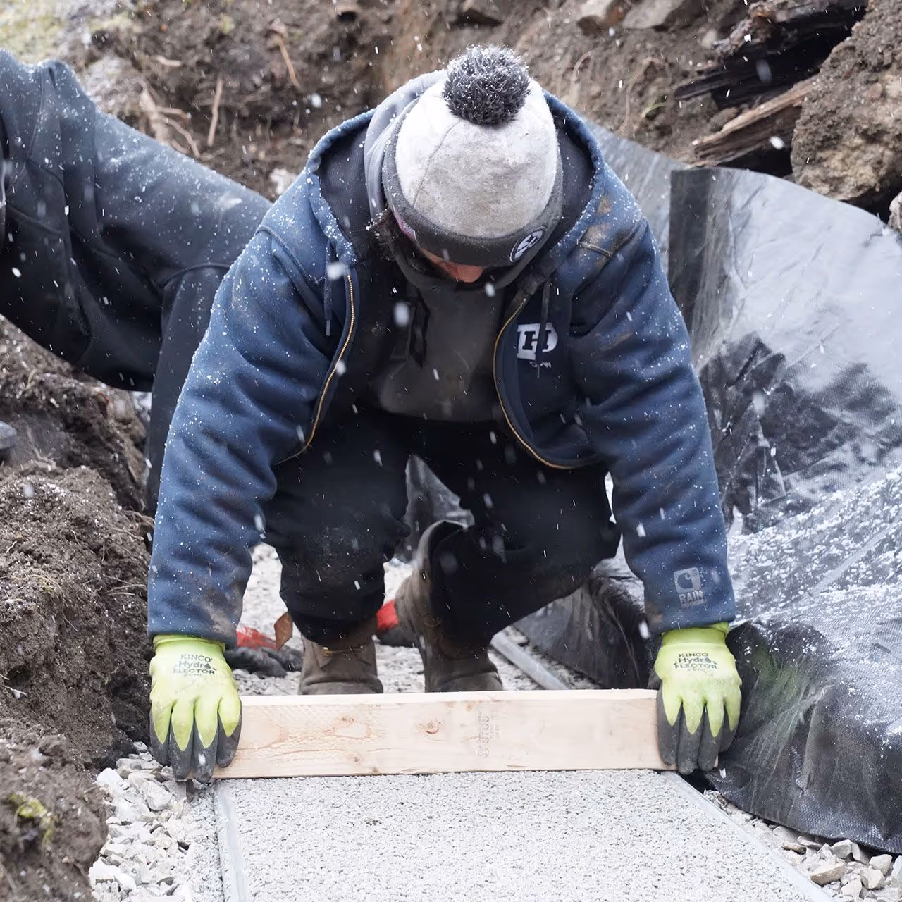 Custom outdoor hardscape design and build by A&J Lawn Pros LLC Pittsburgh, PA