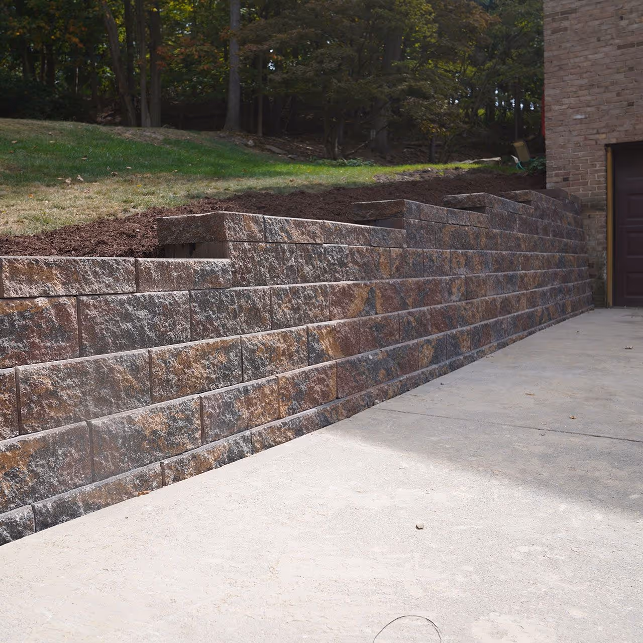Retaining wall project by A&J Lawn Pros LLC Greater Pittsburgh, PA