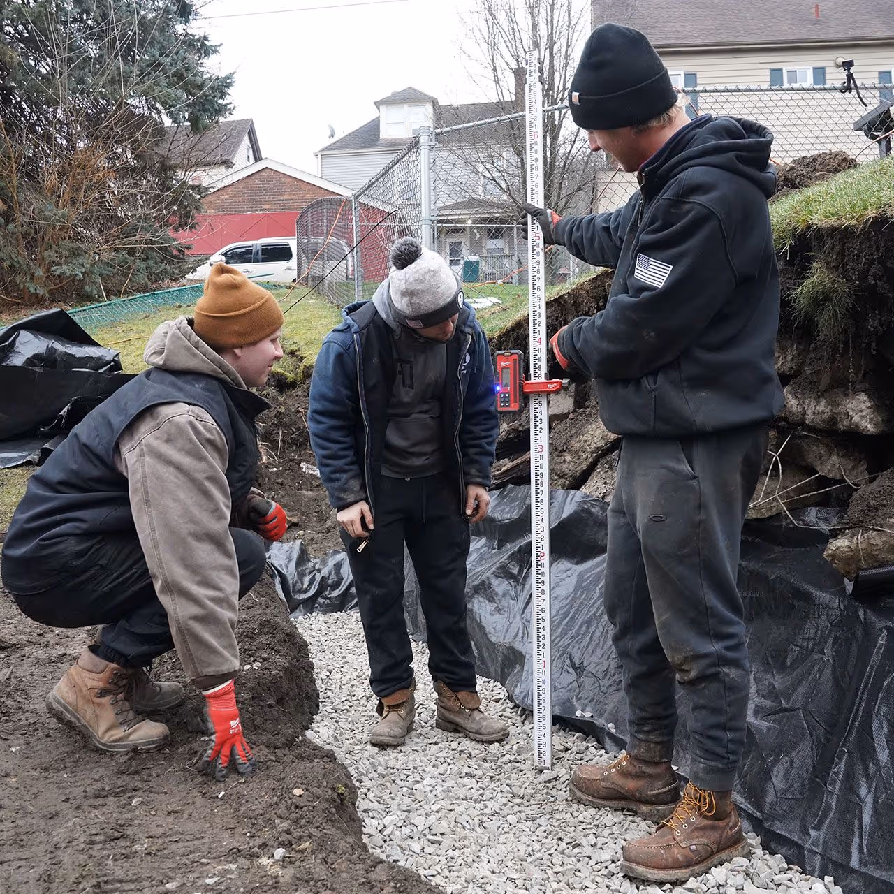 Custom hardscaping project by A&J Lawn Pros LLC in Greater Pittsburgh, PA