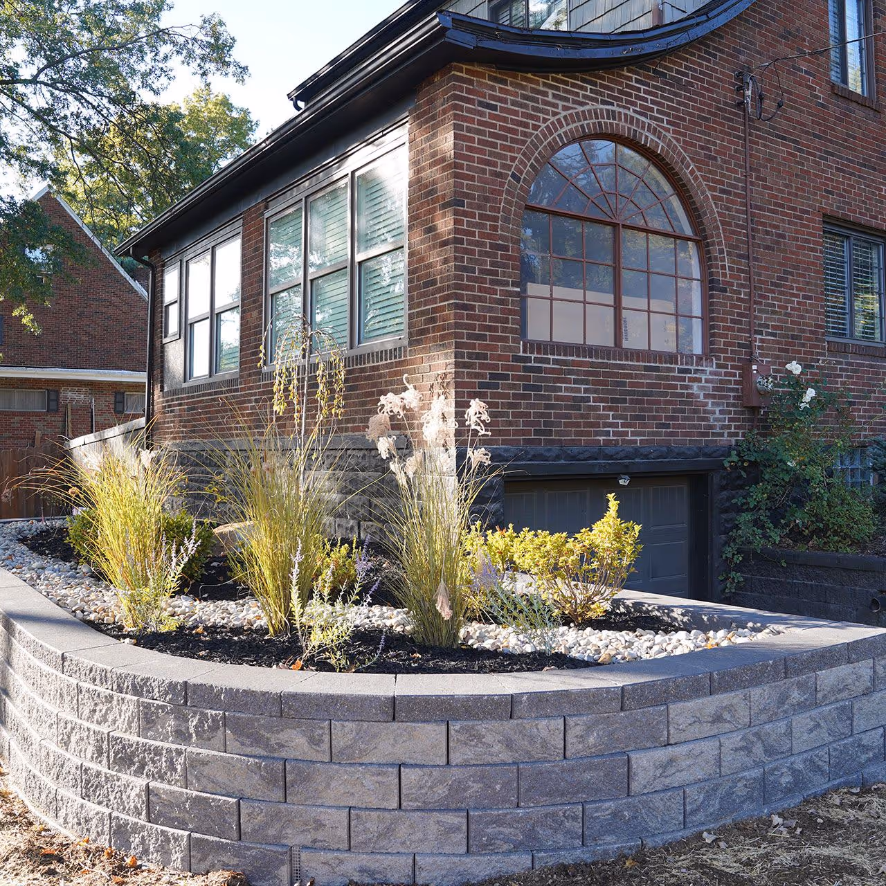 residential landscape project by A&J Lawn Pros near me