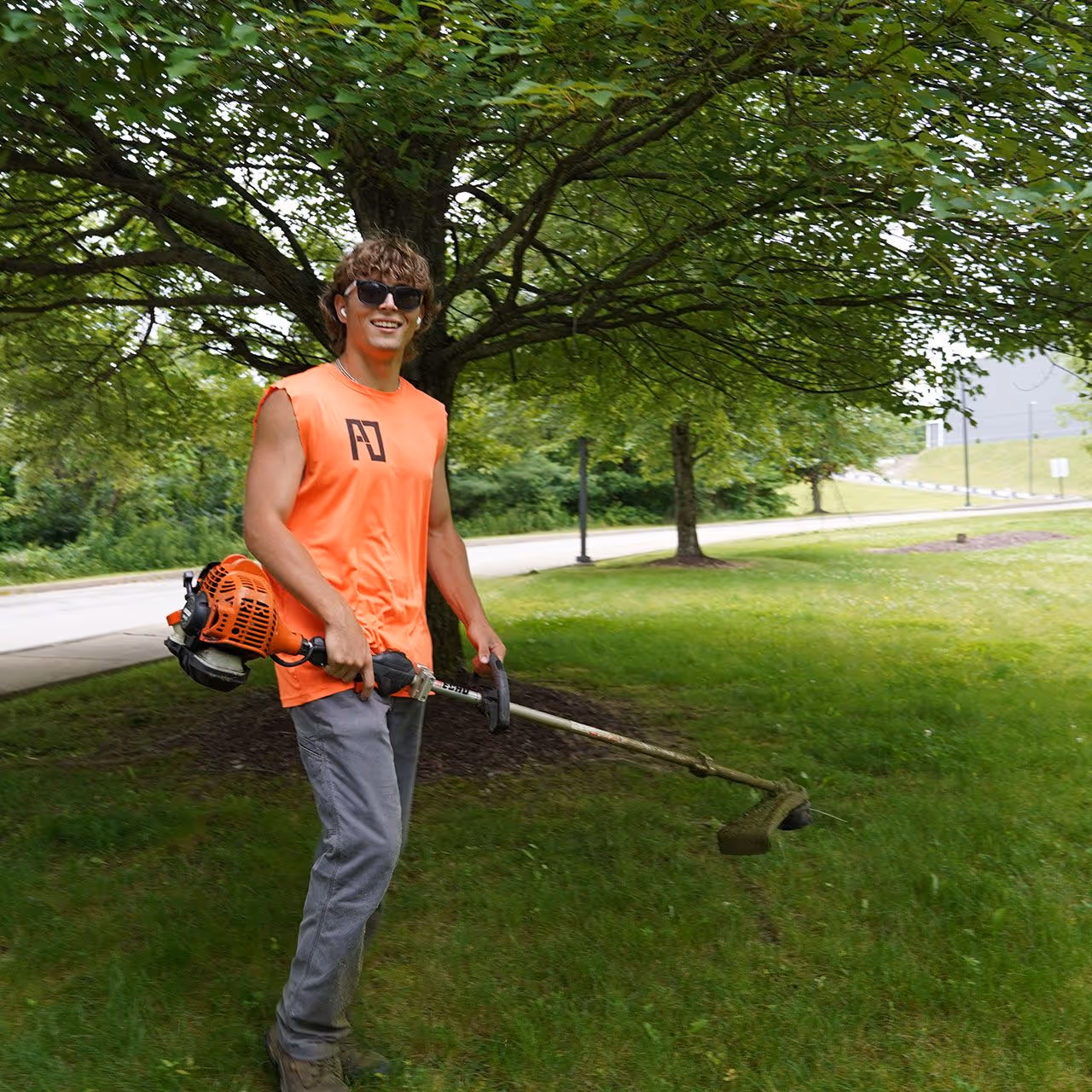 residential lawn care  team from A&J Lawn Pros LLC in Pittsburgh PA