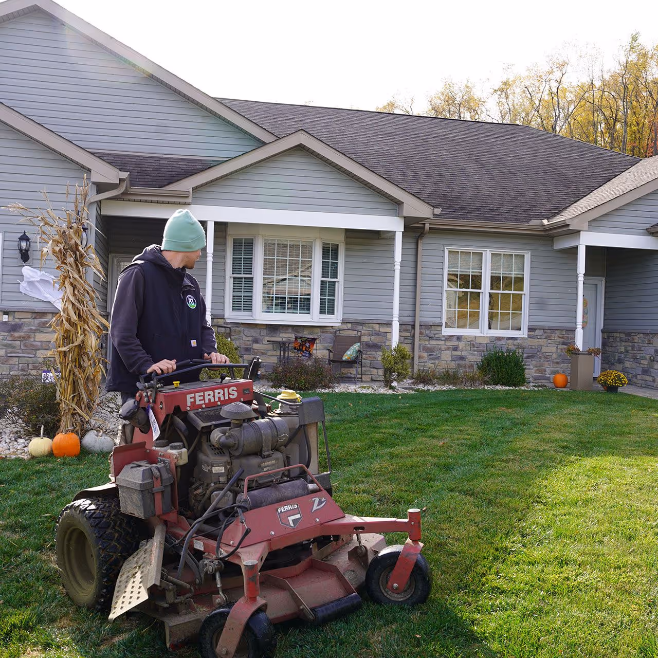 Residential lawn care team from A&J Lawn Pros LLC serving Greater Pittsburgh, PA