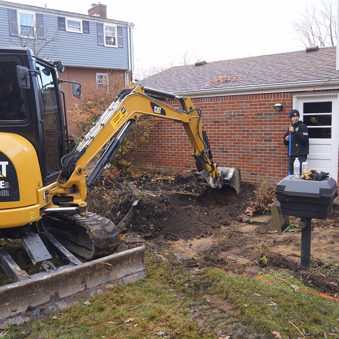 Heavy equipment excavation work by A&J Lawn Pros LLC in Pittsburgh, PA