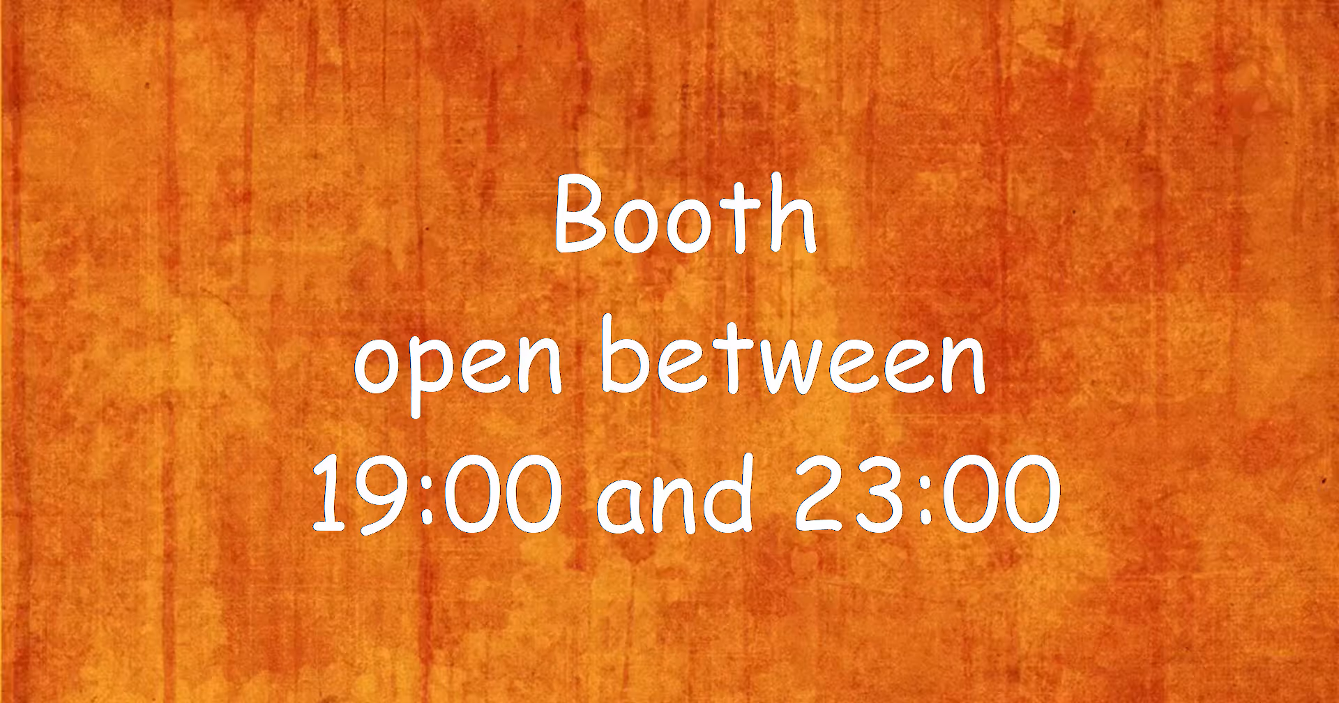 Breeze DSLR Remote Pro screenshot showing message with countdown to booth opening