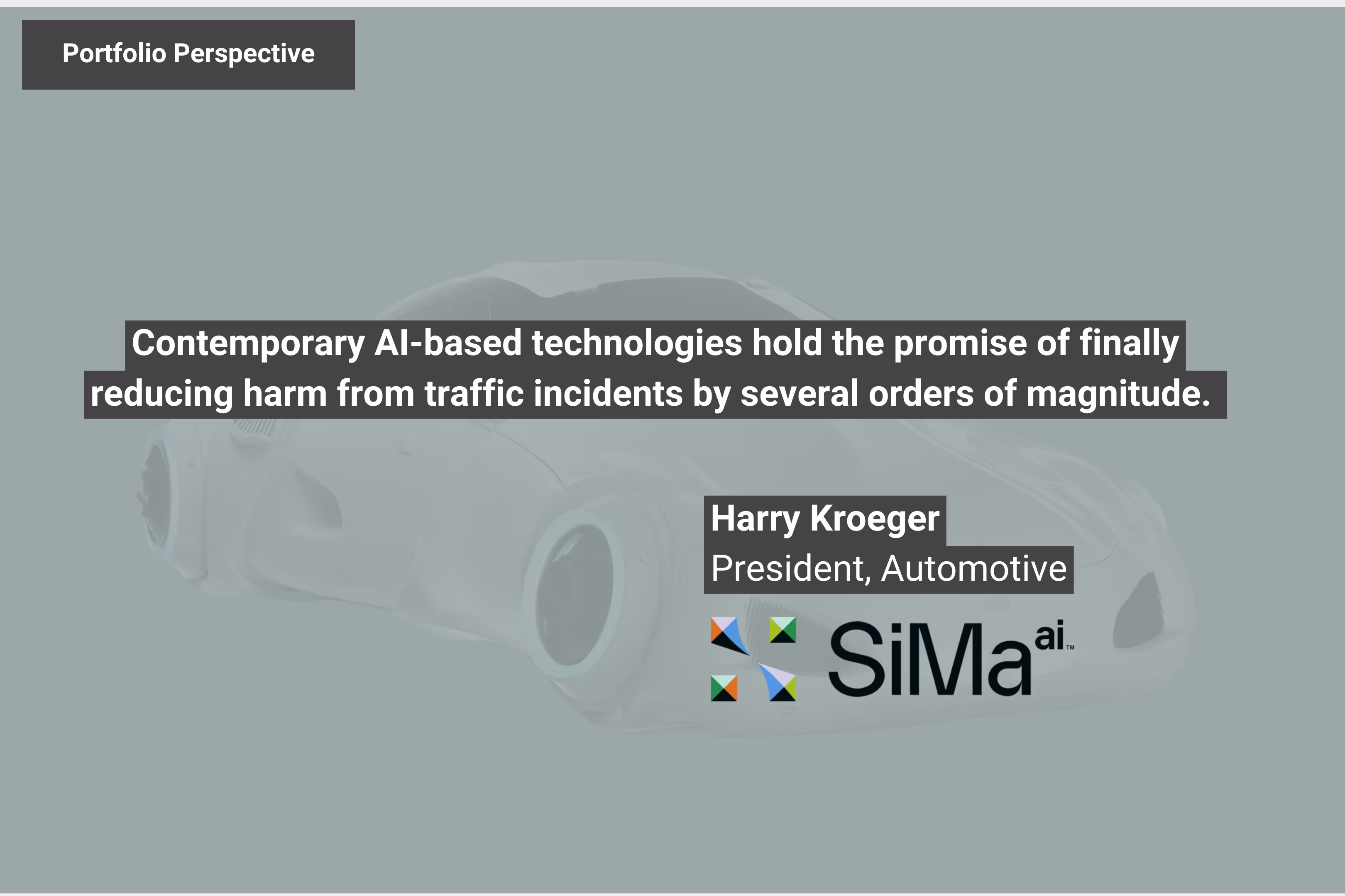 Auto Industry can take a leap forward in autonomy and safety with SiMa.ai 