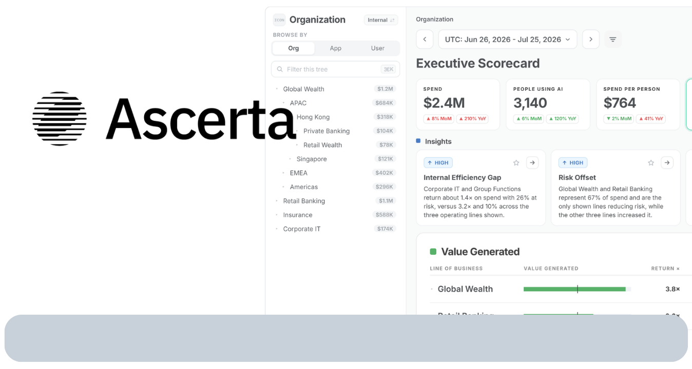 Ascerta: The System of Record for AI Value Creation