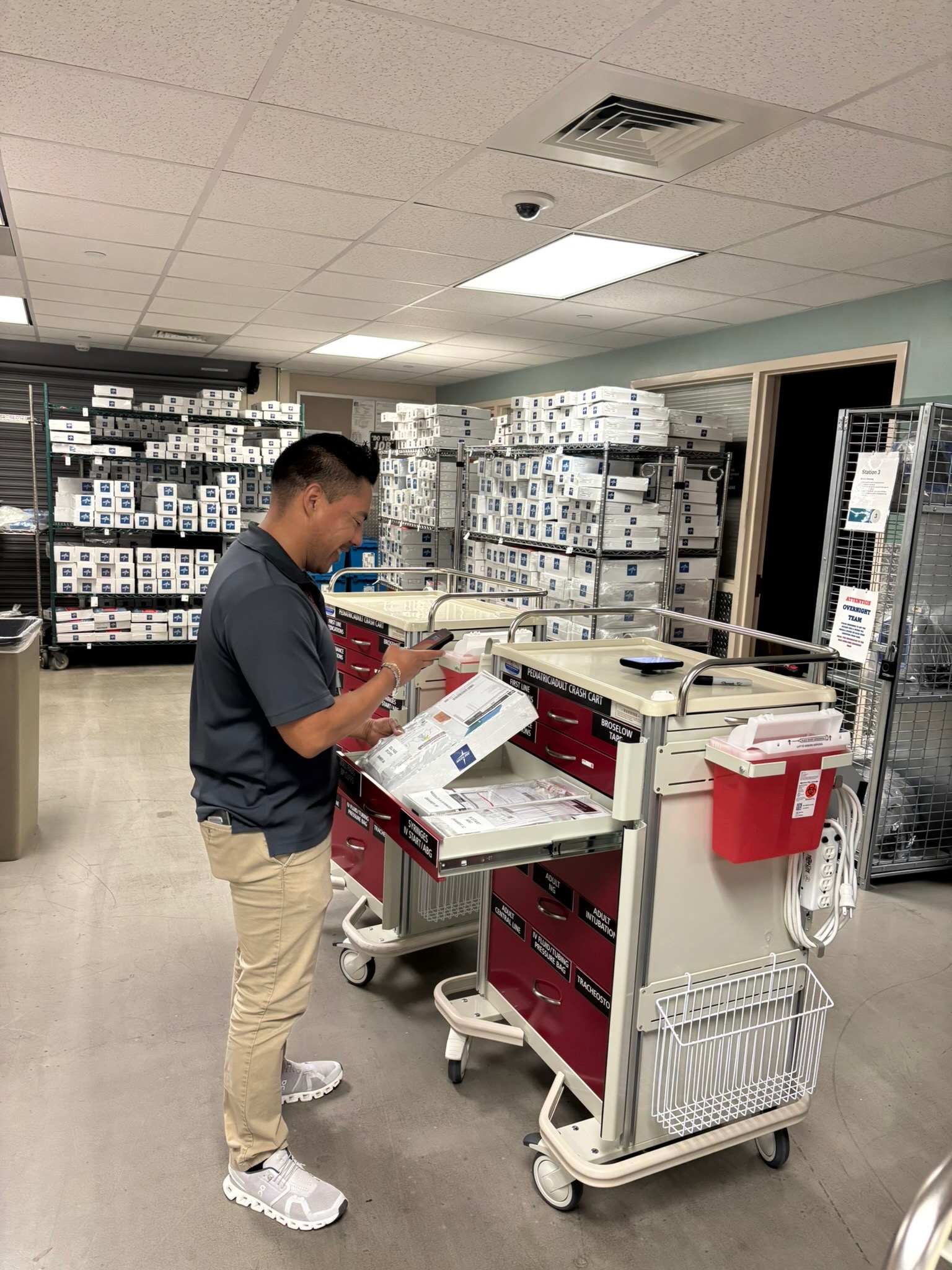 MD Anderson Cancer Center Houston — crash cart program