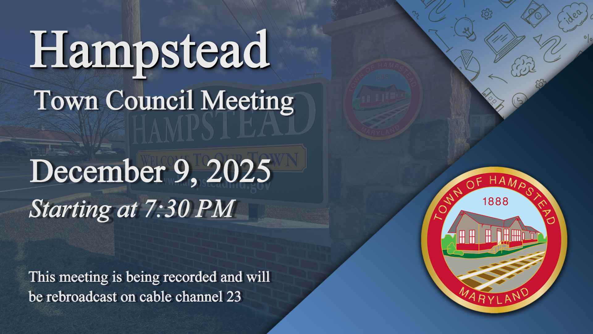 Hampstead Town Council Meeting 12-9-2025