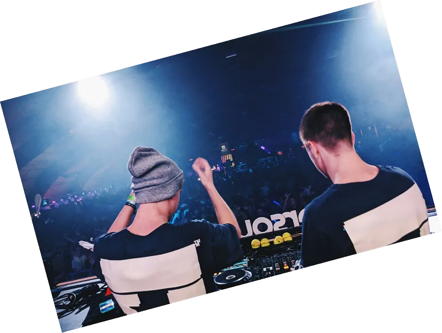 tilted card of a DJ 2