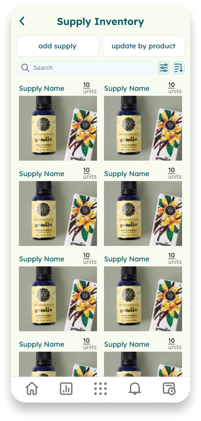 The second iteration is identical to the first, with the exception of the green header with a drop menu and various icons were previously included.