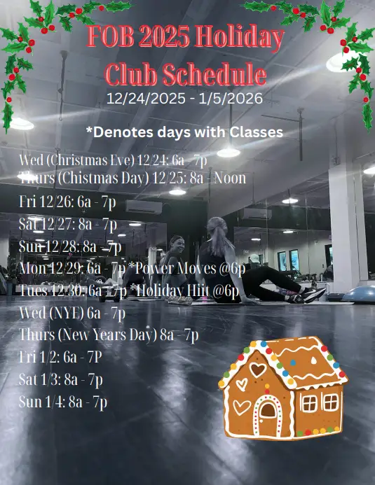 Class Schedule at Fitness On Broughton