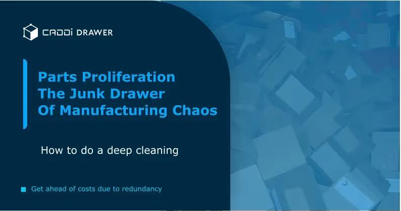 Parts Proliferation: The Junk Drawer of Manufacturing Chaos